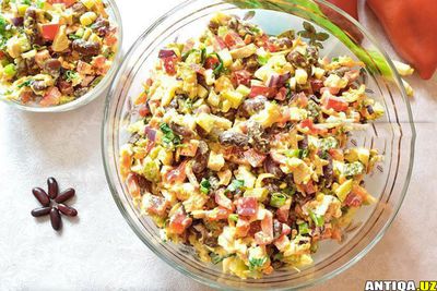 Qizil loviyadan salat qilishni o'rganamiz