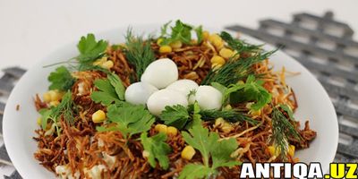 Qush uyasi taomini tayyorlashni o'rganamiz